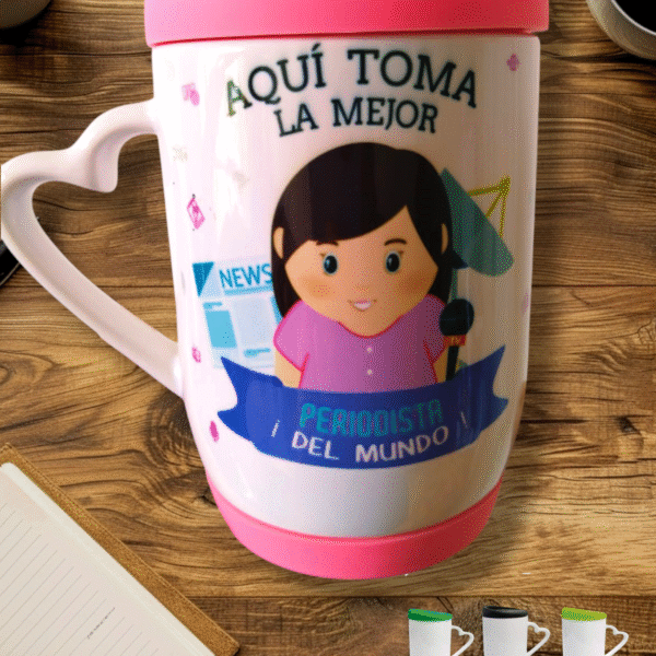 Mug Tapa y base de Silicona