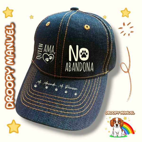 Gorra Jean “Quien ama, no abandona”