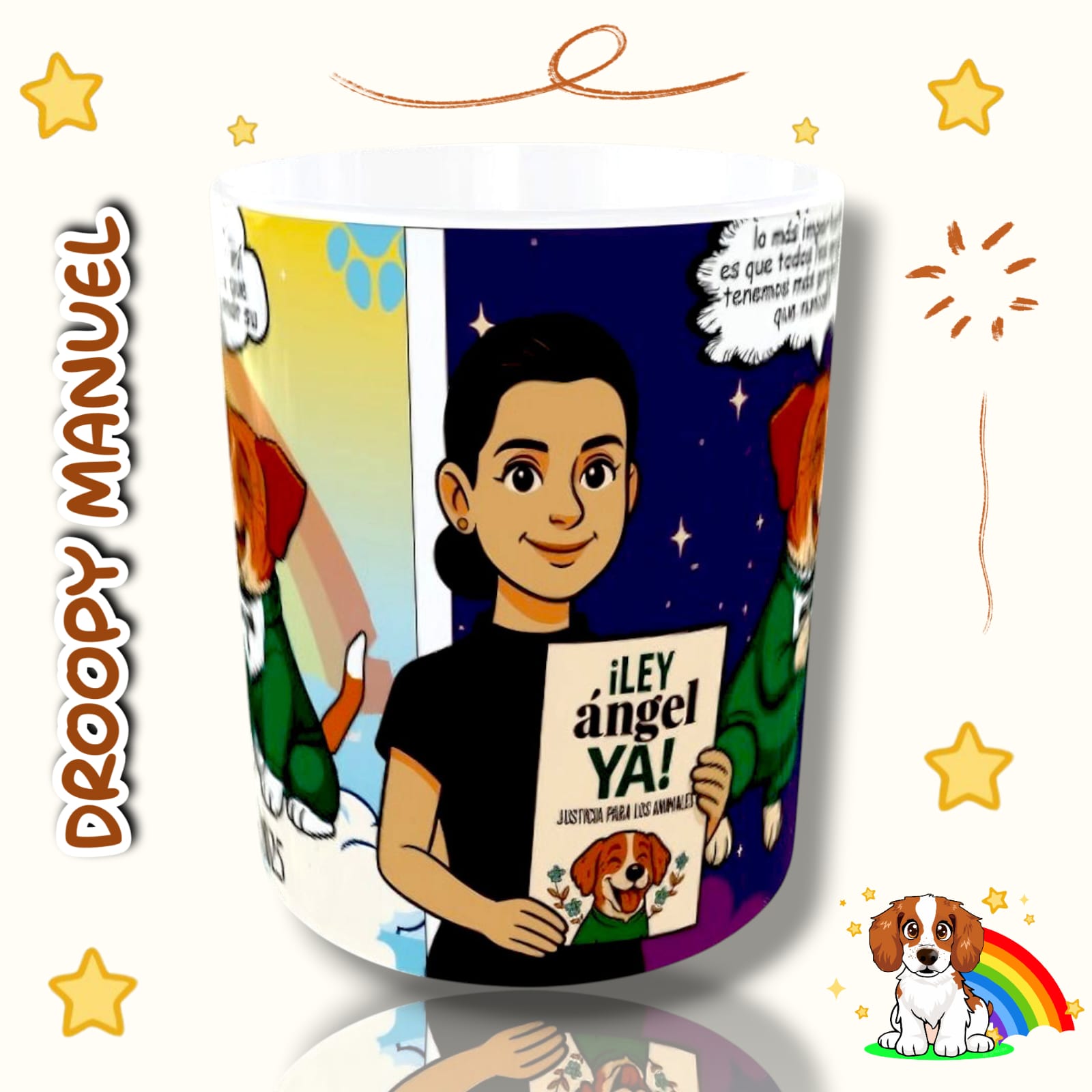 ☕🐾 Mug “Ley Ángel 2455 de 2025”