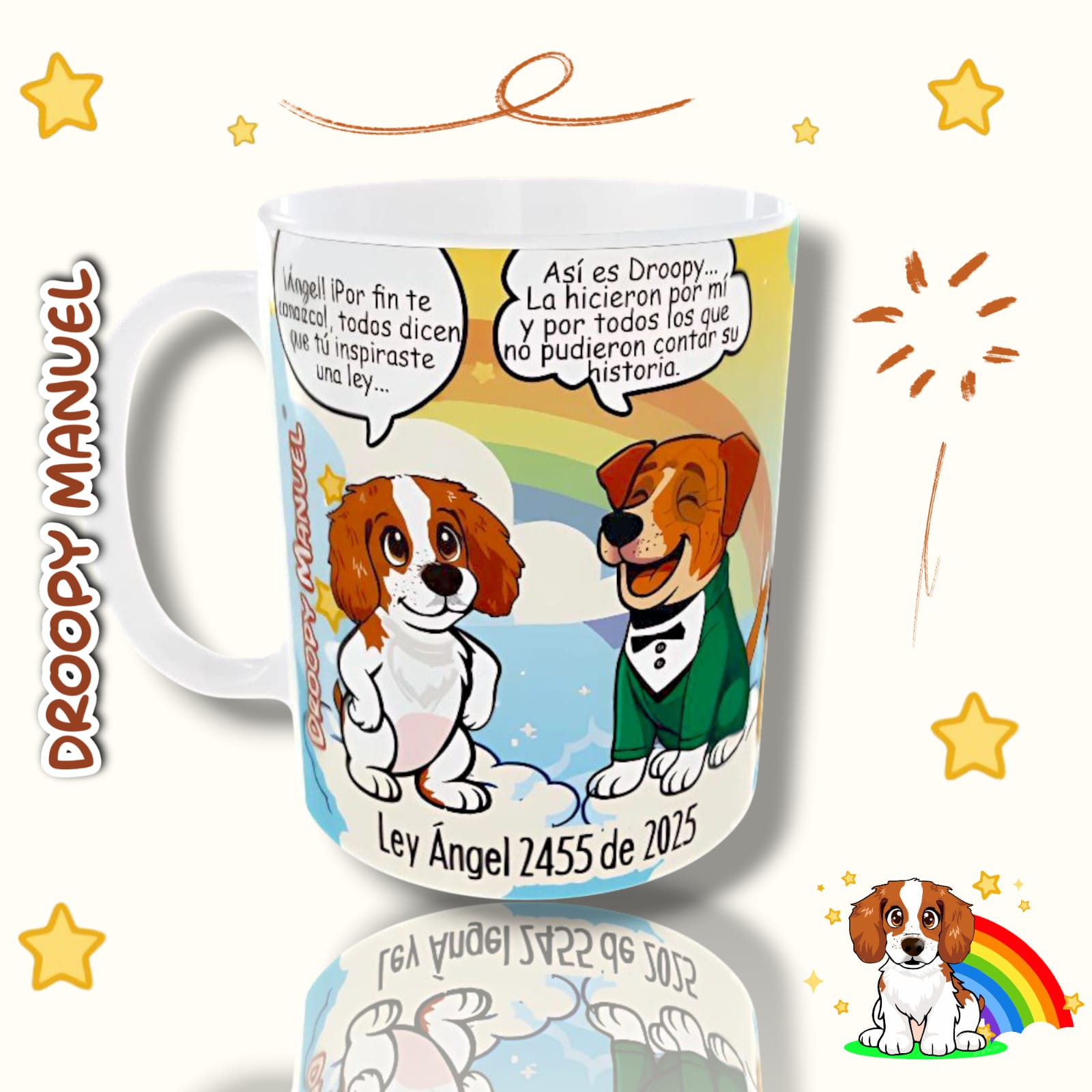 ☕🐾 Mug “Ley Ángel 2455 de 2025” - Image 3