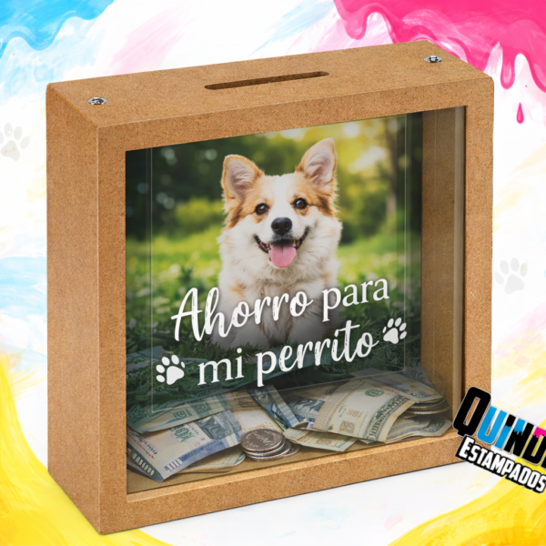 Alcancía MDF 15X15 CM